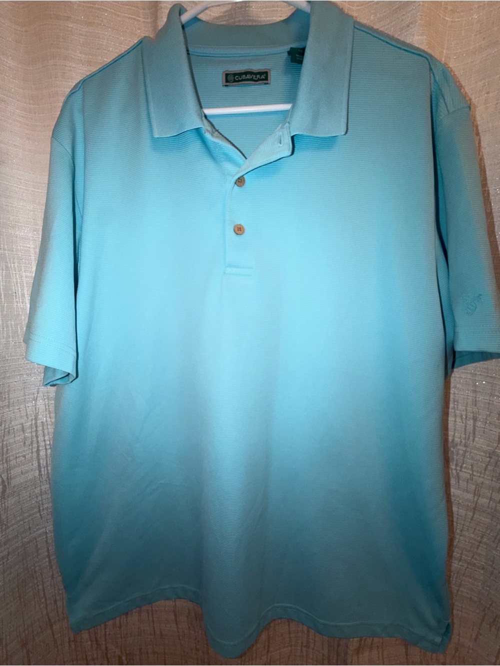 Cubavera Light Blue Men’s Polo Shirt